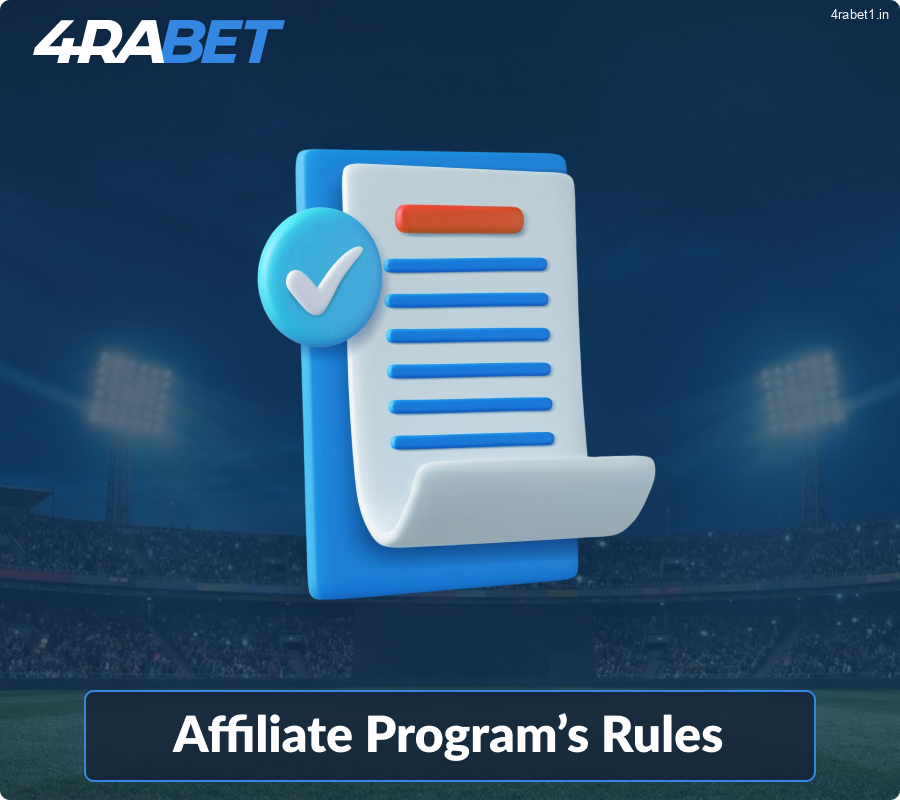 Rules of the 4rabet affiliate program