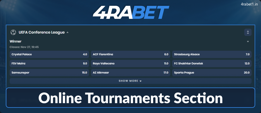 Football Championships at 4rabet IN