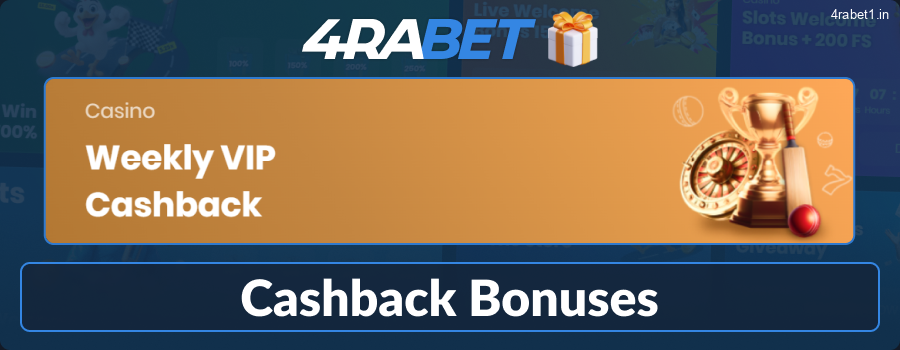 Get Cashback at 4rabet India