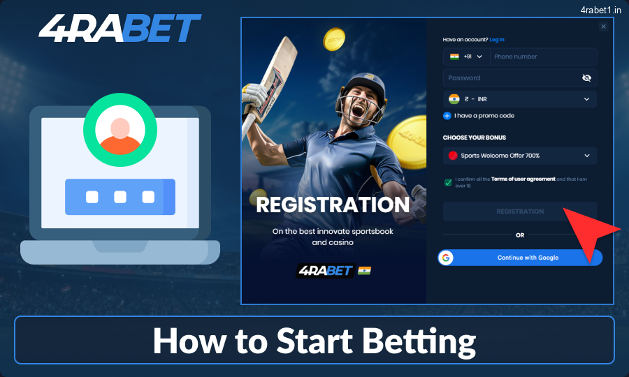 4rabet Casino Registration for Indians